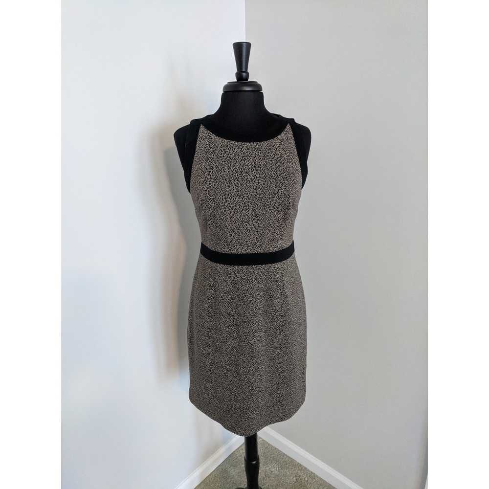 Tahari Animal Print Sleeveless Dress